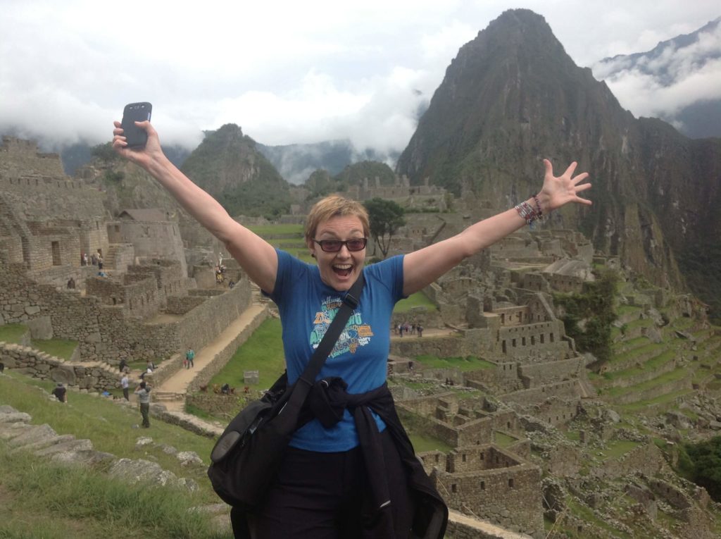 Denise at Machu Picchu